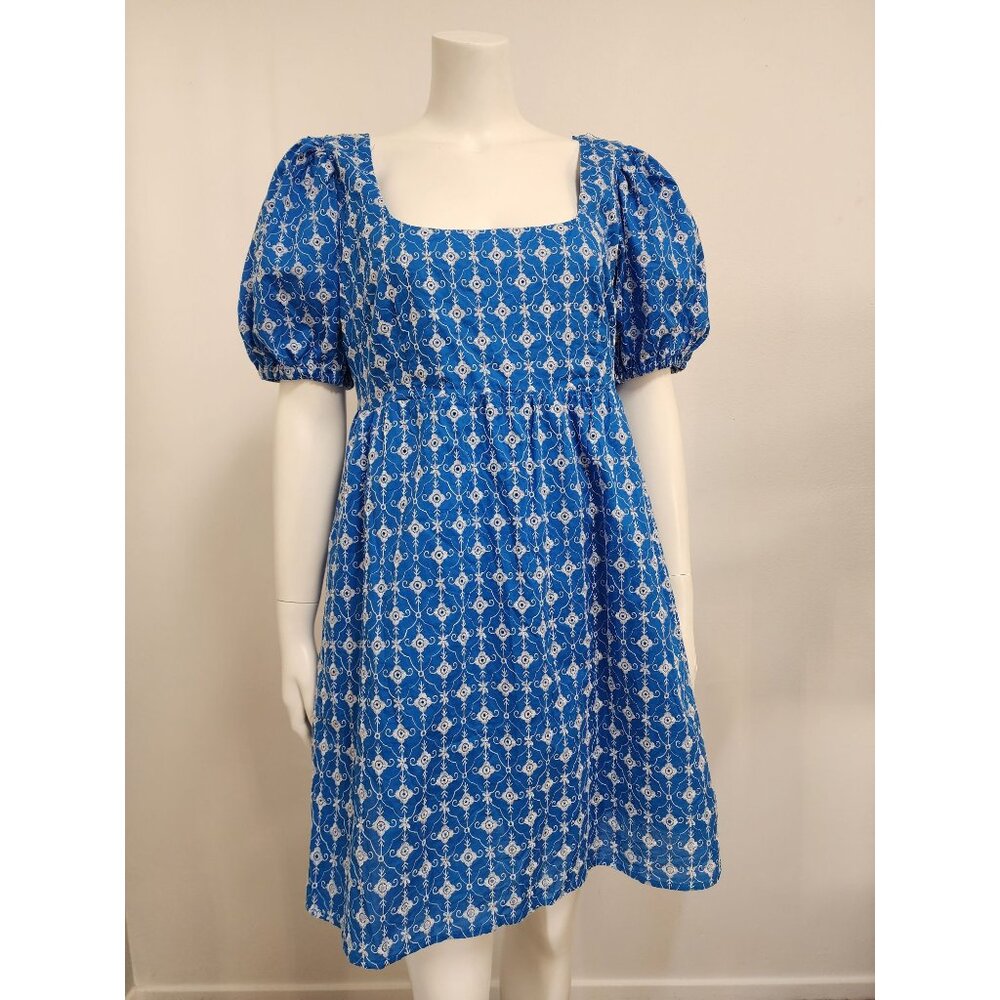 Rhode for Target blue eyelet mini dress M